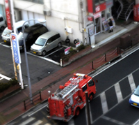 ジオラマ　車