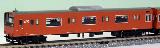 201系体質改善工事施工・クーラー交換車(オレンジ)