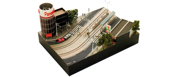 鉄道模型のジオラマ